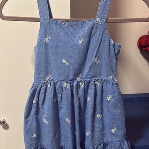 Blue Floral Kids Dress